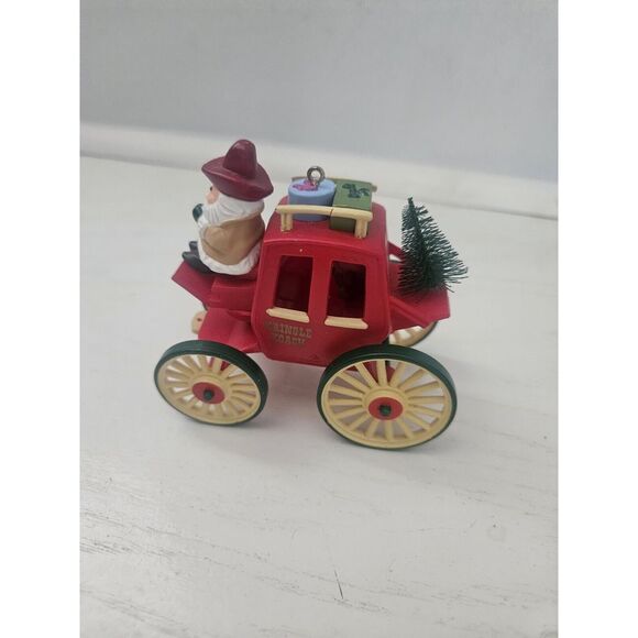 Hallmark Ornament 1988 Kringle Koach -‎ Here Comes Santa Series Christmas NO Box - Picture 5 of 8